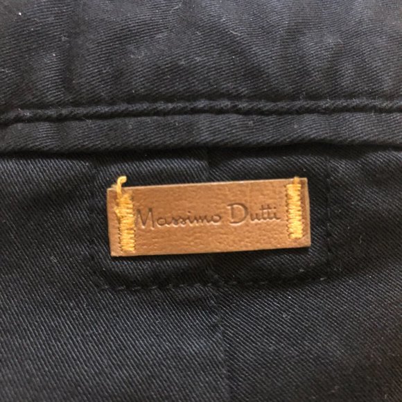 Massimo Dutti Men's Twill 4 Pocket Slim Fit Pants Black Size 40 - Picture 5 of 5